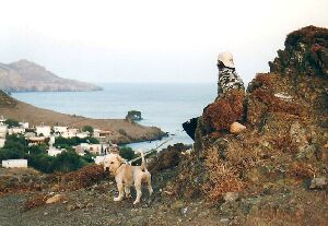 Spaziergang mit Ben (Lendas August 2002)